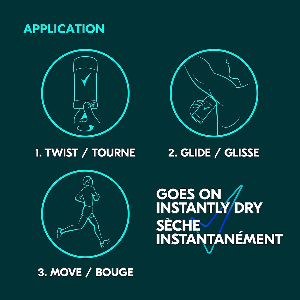 Désodorisant en bâton pour hommes Degree Men  Intense Sport pour 48 h de protection contre les odeurs et une fraîcheur longue durée 85 g
