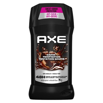 AXE Dark Temptation Antiperspirant Stick for Long Lasting Sweat Protection  48H Anti-Sweat 76 g