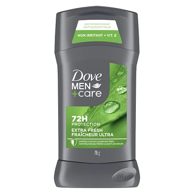 Dove Men+Care Antiperspirant Stick for long-lasting sweat protection and fresh smell Extra Fresh antibacterial odour protection 76 g