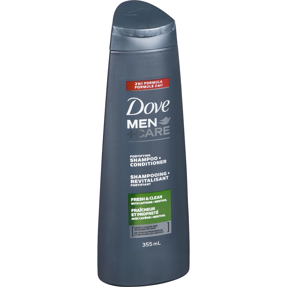Dove Men+Care 2in1 Shampoo + Conditioner Fresh Clean 355ml