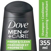 Dove Men+Care 2in1 Shampoo + Conditioner Fresh Clean 355ml