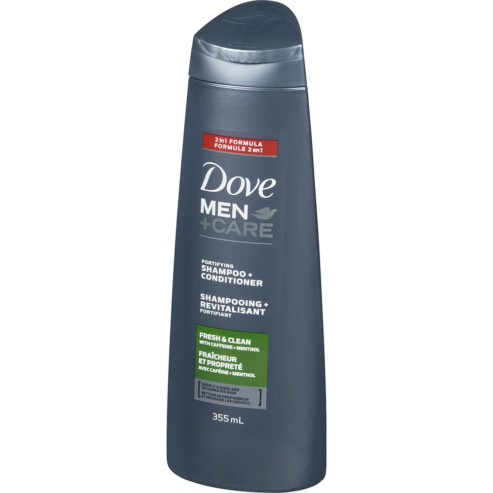 Dove Men+Care 2in1 Shampoo + Conditioner Fresh Clean 355ml