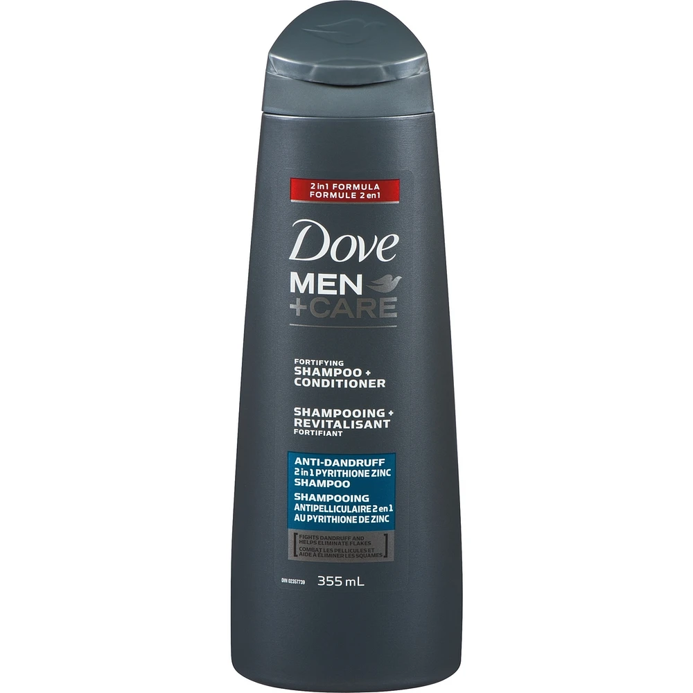 Dove Men+Care 2in1 Shampoo + Conditioner Anti Dandruff 355 ML
