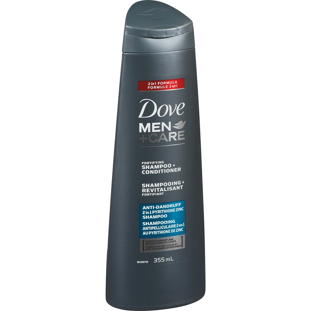Dove Men+Care 2in1 Shampoo + Conditioner Anti Dandruff 355 ML