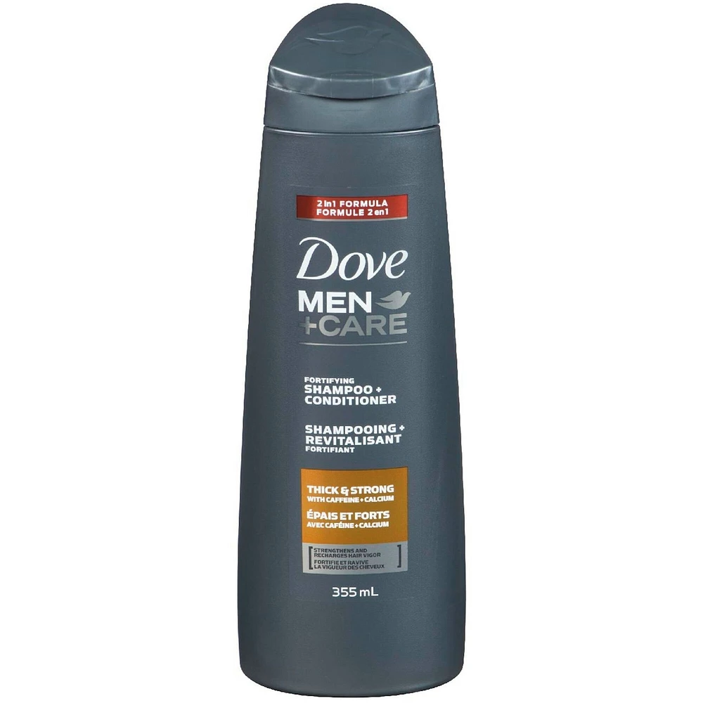 Dove Men+Care Fortifying 2-in-1 Shampoo & Conditioner Thick and Strong 355ml