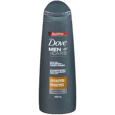 Dove Men+Care Fortifying 2-in-1 Shampoo & Conditioner Thick and Strong 355ml
