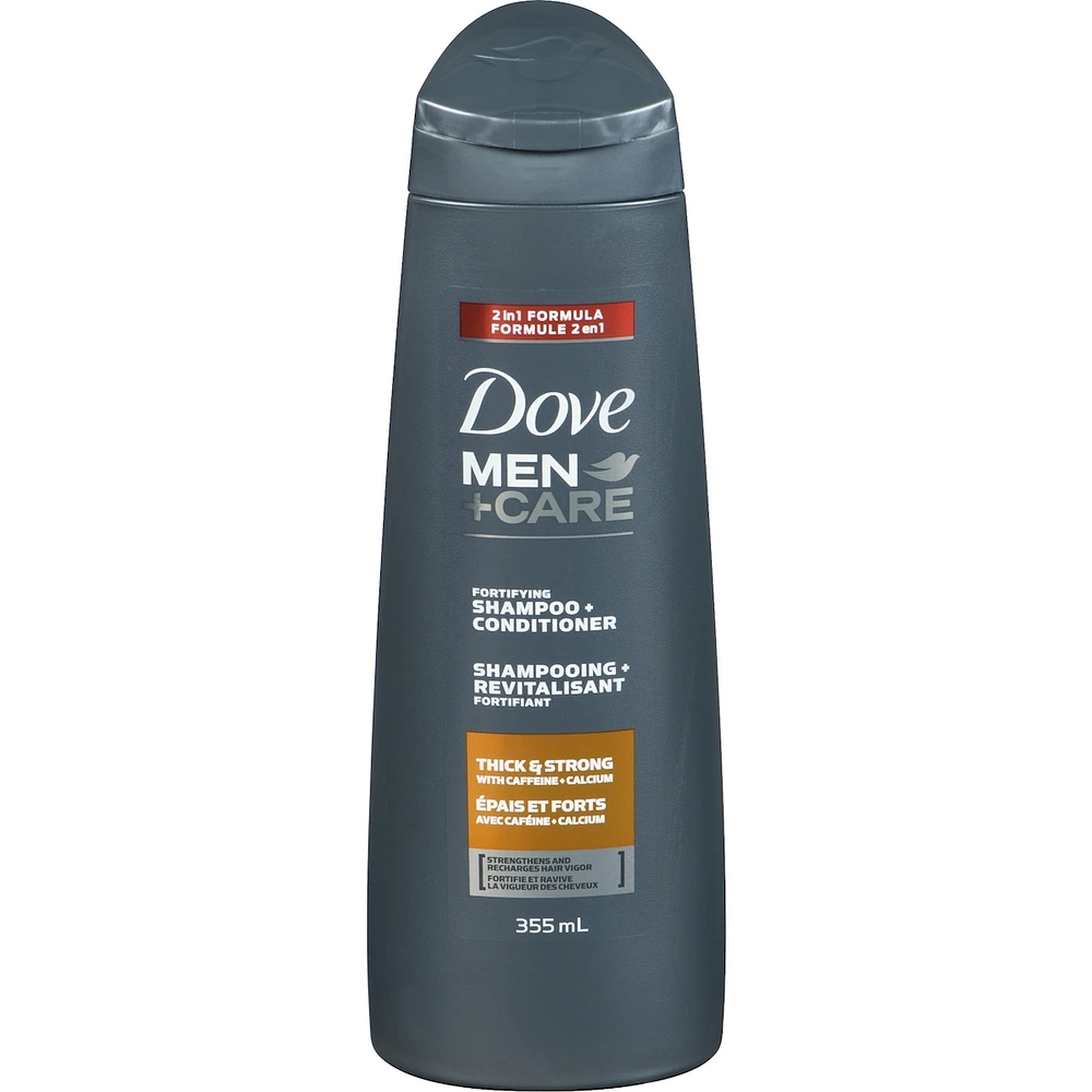 Dove Men+Care Fortifying 2-in-1 Shampoo & Conditioner Thick and Strong 355ml