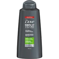 Dove Men+Care Fortifying Shampoo & Conditioner 2in1 for daily use Fresh Clean with caffeine and menthol 750 ml
