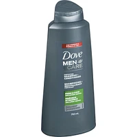Dove Men+Care Fortifying Shampoo & Conditioner 2in1 for daily use Fresh Clean with caffeine and menthol 750 ml