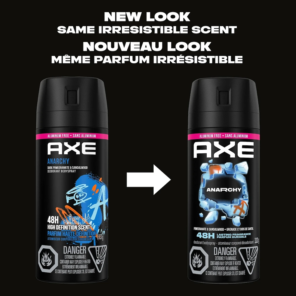 AXE  Deodorant Body Spray  Anarchy  113 g