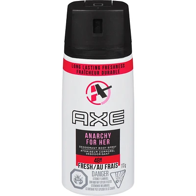 AXE  Daily Fragrance  Anarchy For Her antibacterial odour protection 113 GR