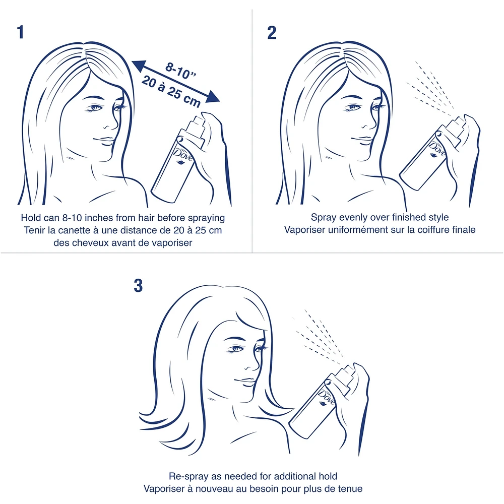 Dove Hairspray Extra Hold 198 GR