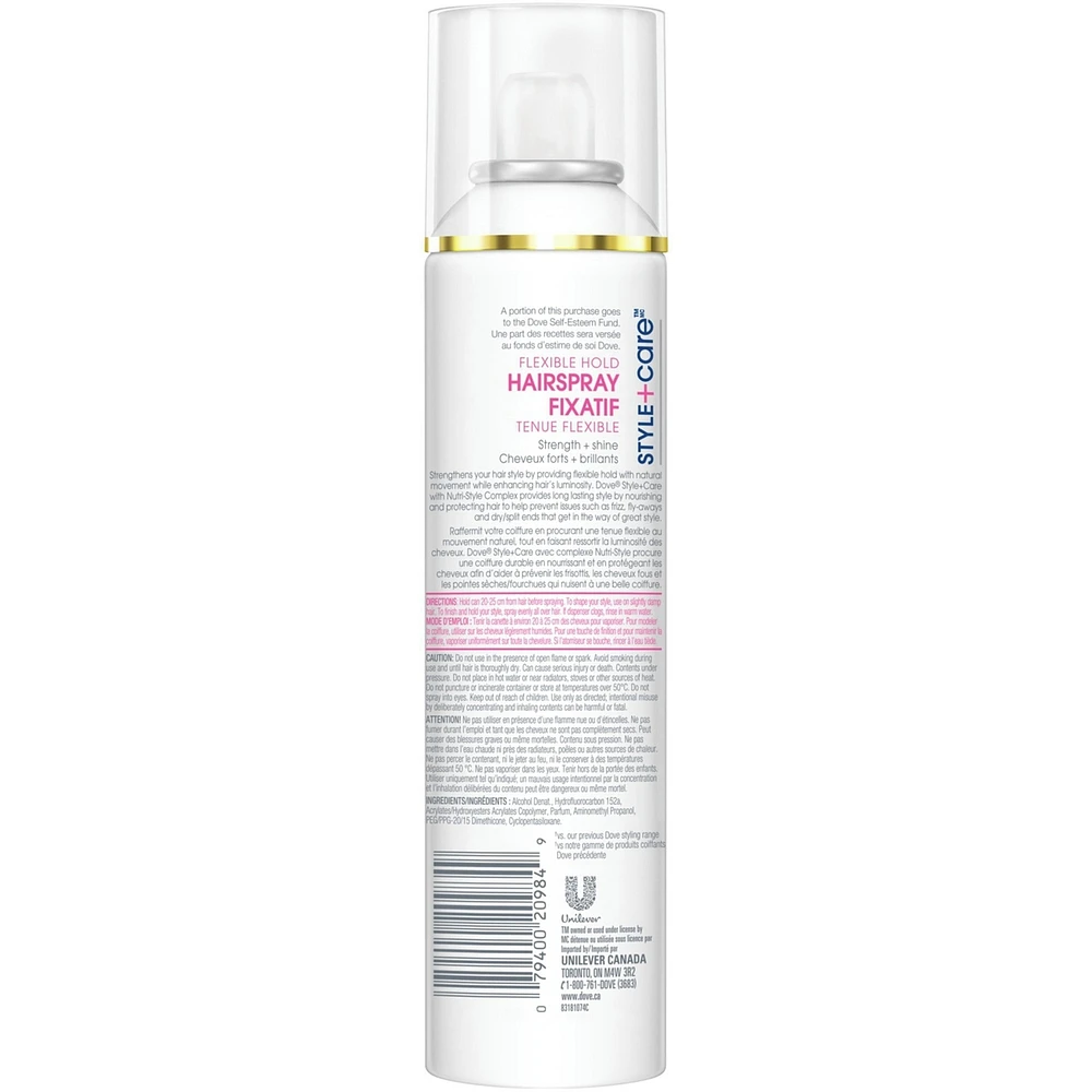 Dove Style + Care Hairspray Flexible Hold 198 GR