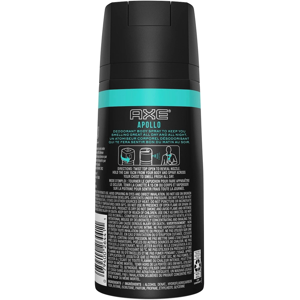 AXE  Deodorant Body Spray  Apollo  113 g
