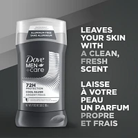 Dove Men+Care Deodorant Stick Cool Silver antibacterial odour protection 85 GR