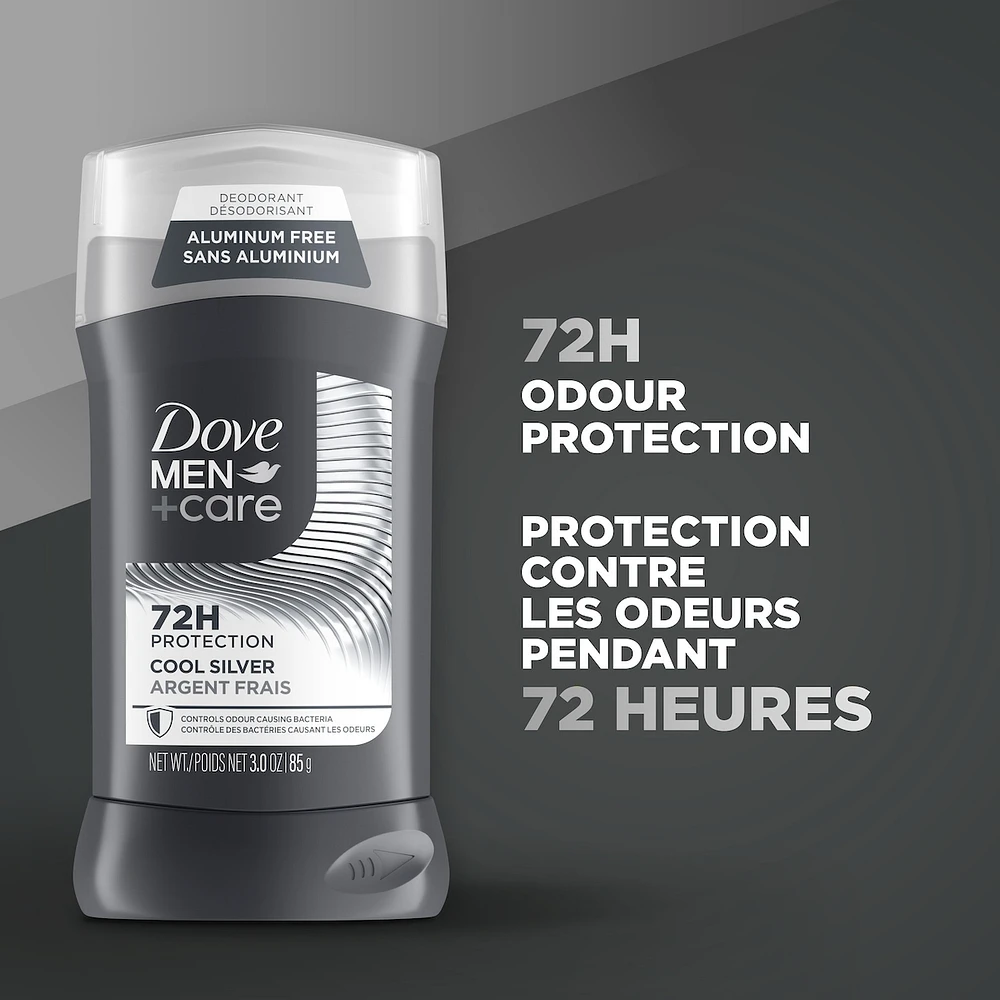 Dove Men+Care Deodorant Stick Cool Silver antibacterial odour protection 85 GR
