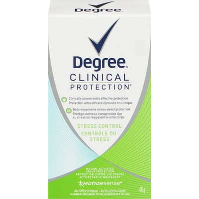 Clinical Protection Antiperspirant Stick for sweat protection Stress Control antibacterial odour protection