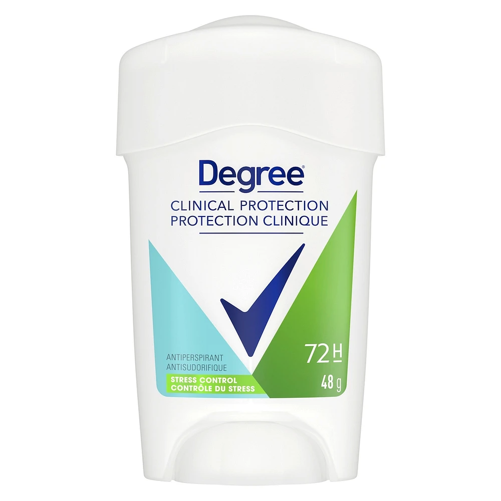 Clinical Protection Antisudorifique en Bâton pour femmes pour 72 h de protection contre les odeurs et la transpiration Contrôle du Stress avec une technologie avancée