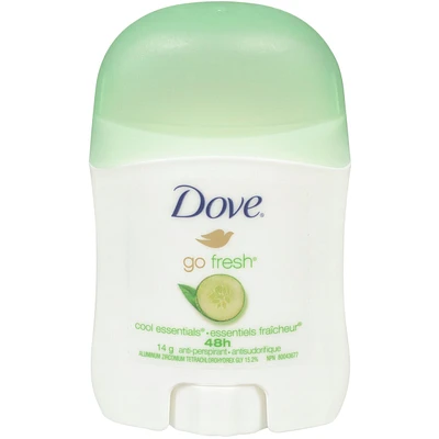 Dove Go Fresh Antiperspirant Stick Cool Essentials antibacterial odour protection 14 GR