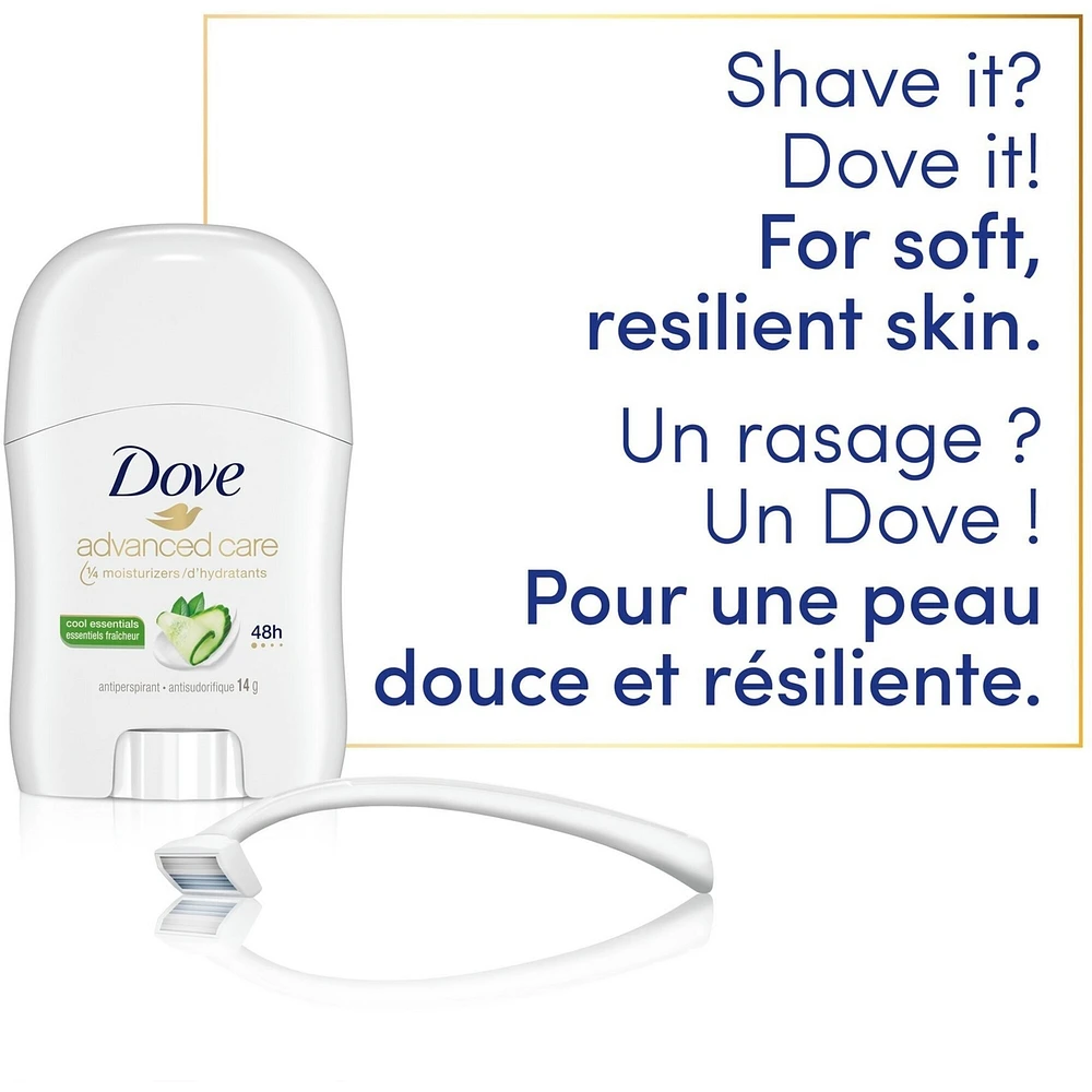 Dove Go Fresh Antiperspirant Stick Cool Essentials antibacterial odour protection 14 GR