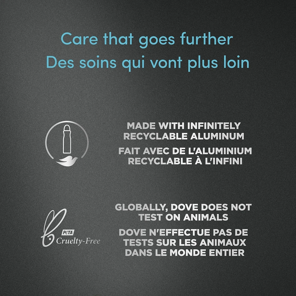 Dove Men+Care  Dry Spray Antiperspirant 48h sweat and odour protection Clean Comfort with 1/4 moisturizing technology 107 g
