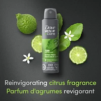Dove Men+Care Dry Spray Antiperspirant for fighting sweat and odour Extra Fresh antibacterial odour protection 107g
