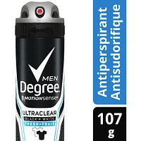 Degree Men Antiperspirant Dry Spray UltraClear Black + White® Fresh antibacterial odour protection 107 GR