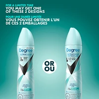 Dove Black+White Dry Spray Antiperspirant Pure Rain antibacterial odour protection 107 GR