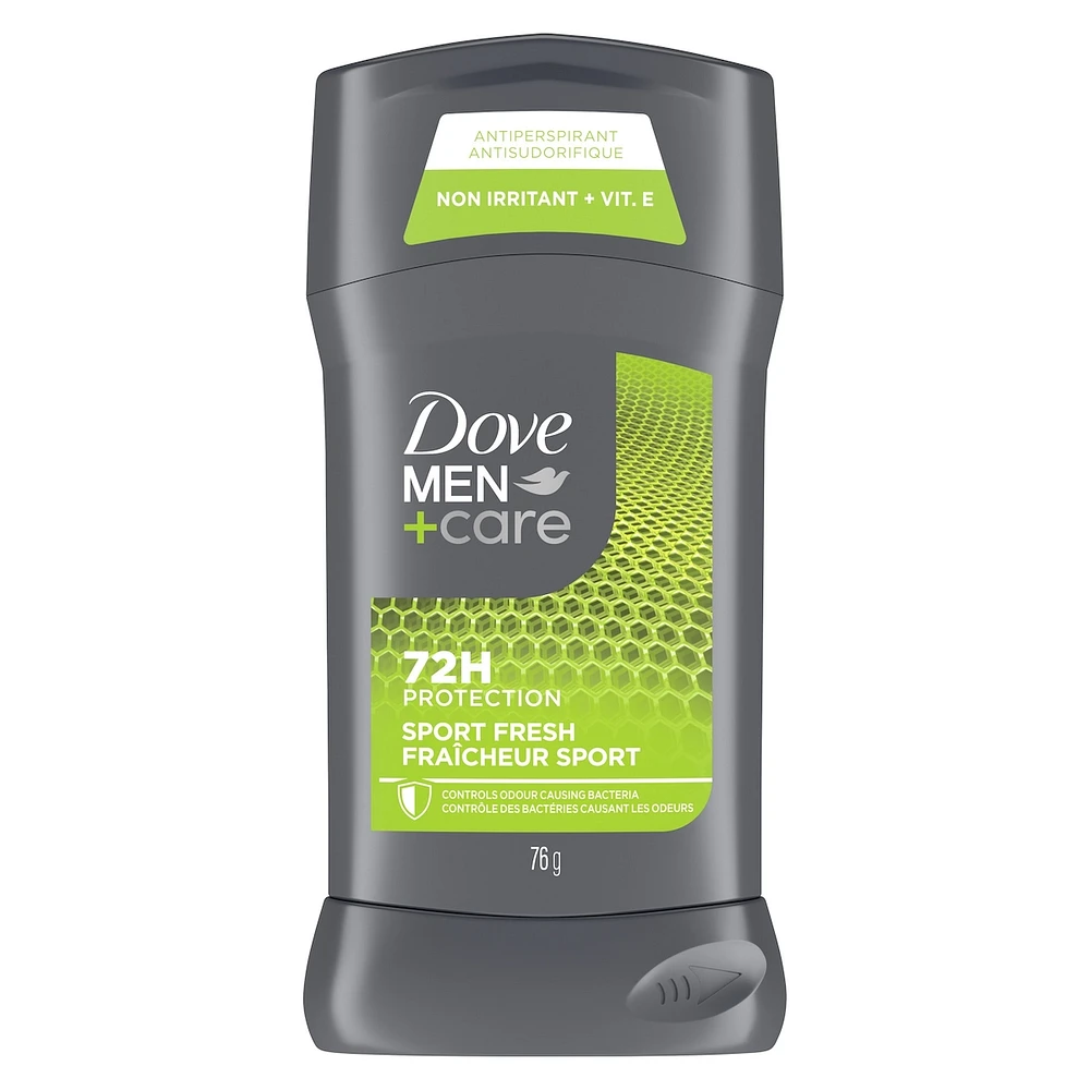 Dove Men+Care Antiperspirant Stick ACTIVE+FRESH antibacterial odour protection 76 GR