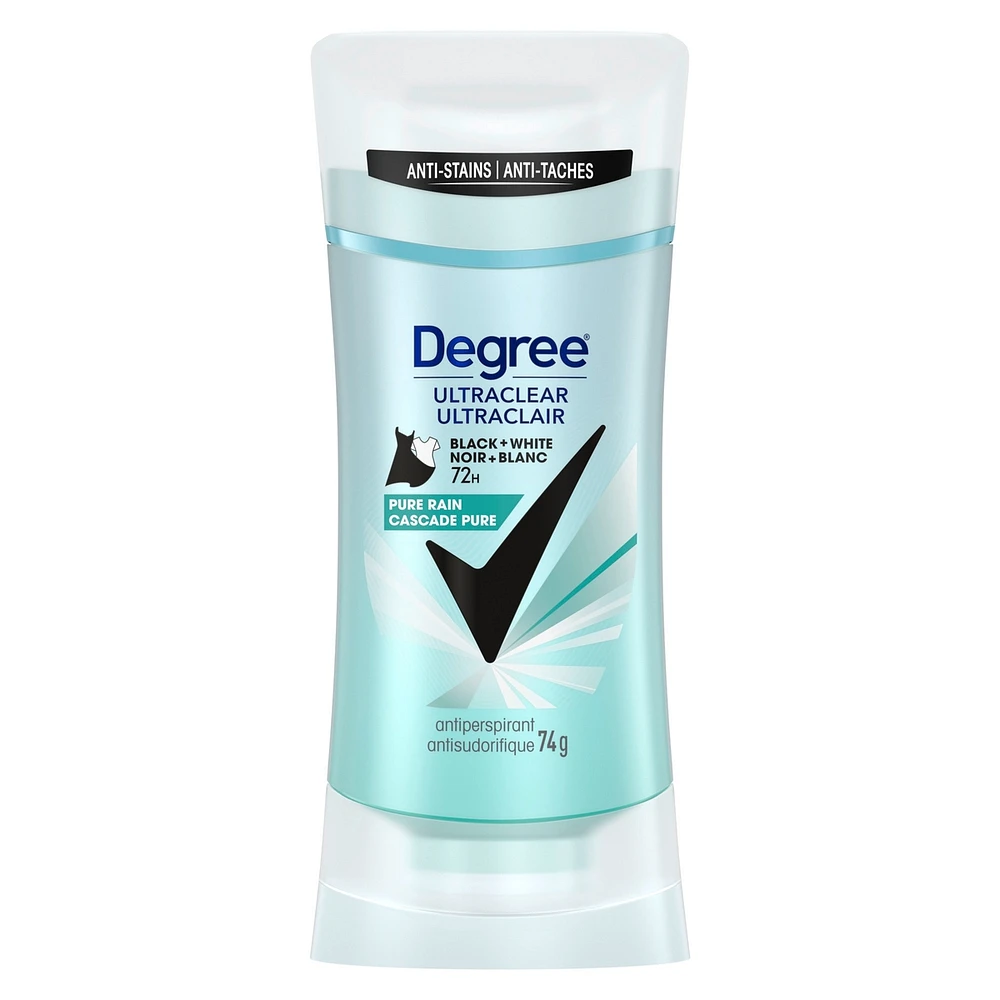 Antisudorifique Degree for Women Cascade pure protection antibactérienne contre les odeurs 74 g