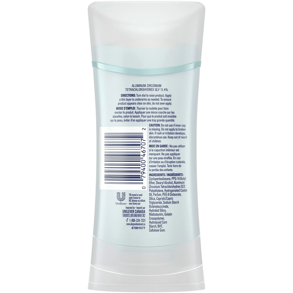 Degree for Women Antiperspirant Pure Rain antibacterial odour protection 74 g