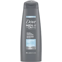 Dove Men+Care 2 in 1 Shampoo and Conditioner with conditioning actives Hydration Fuel fortifies with every wash 355 ml