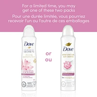 Dove Nourishing Secrets Antiperspirant Dry Spray Lotus Flower Scent antibacterial odour protection 107 g