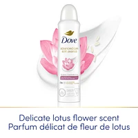 Dove Nourishing Secrets Antiperspirant Dry Spray Lotus Flower Scent antibacterial odour protection 107 g