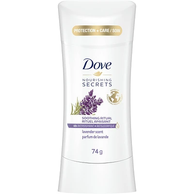 Dove Nourishing Secrets Antiperspirant Lavender Scent antibacterial odour protection 74 g
