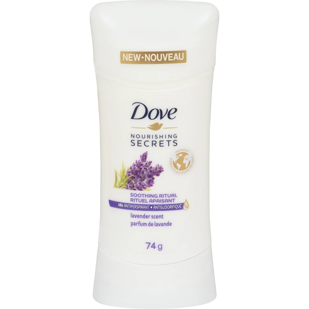 Dove Nourishing Secrets Antiperspirant Lavender Scent antibacterial odour protection 74 g