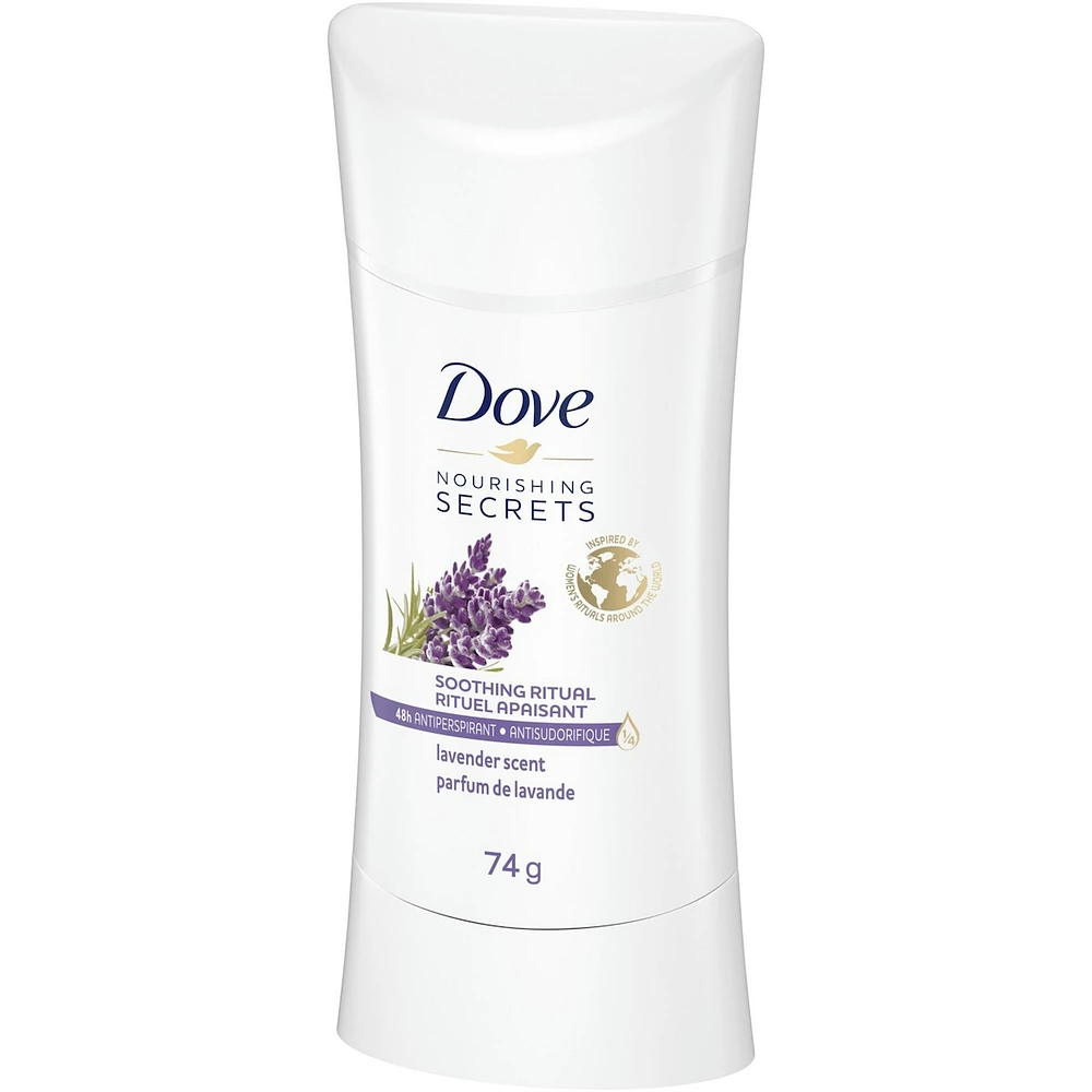 Dove Nourishing Secrets Antiperspirant Lavender Scent antibacterial odour protection 74 g