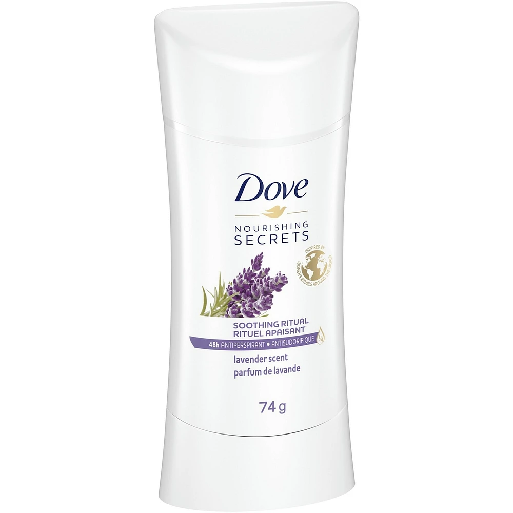 Dove Nourishing Secrets Antiperspirant Lavender Scent antibacterial odour protection 74 g