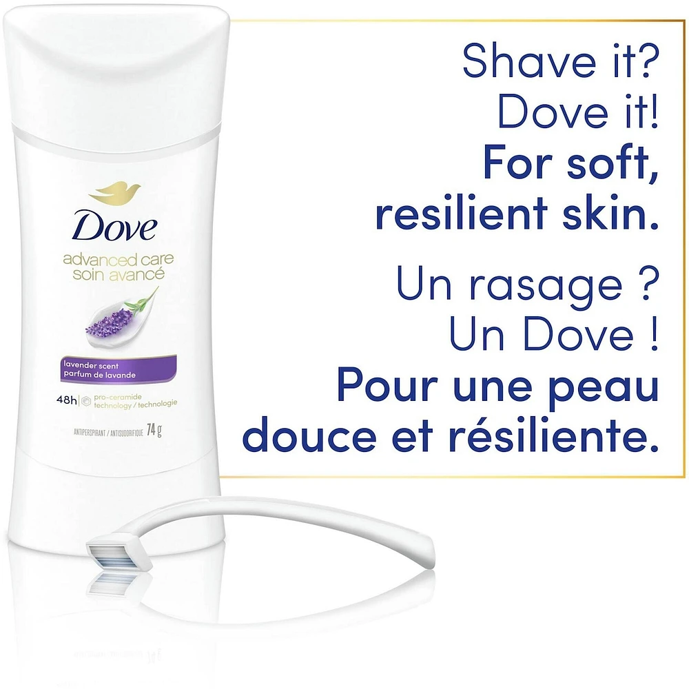 Dove Nourishing Secrets Antiperspirant Lavender Scent antibacterial odour protection 74 g