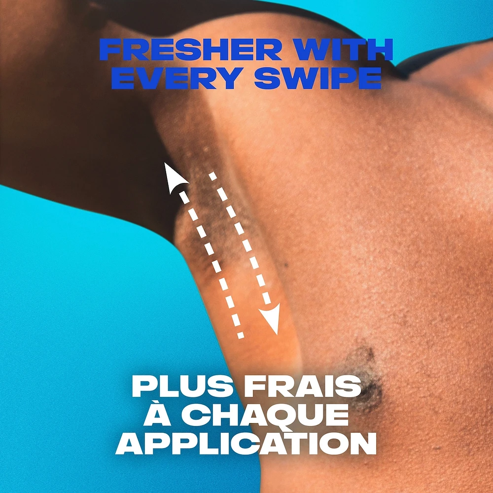 Désodorisant en bâton protection longue durée contre les odeurs avec 48 h de parfum léger et frais AXE  Cool Ocean formulé sans aluminium 85 g