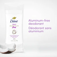Désodorisant en Bâton pour 48 h de protection contre les odeurs Dove 0 % Aluminium Parfum de Lavande et Vanille désodorisant sans aluminium pour des aisselles lisses
