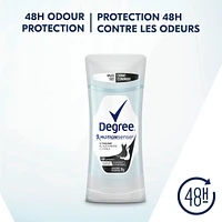 Antisudorifique en bâton pour une protection de 48 h contre les odeurs Degree for Women Ultraclear Black+White protection antibactérienne contre les odeurs 74 g