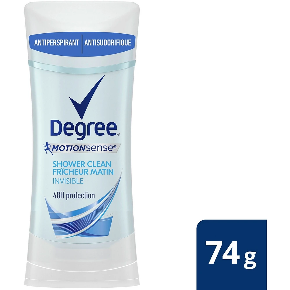 Antisudorifique en bâton pour une protection de 48 h contre les odeurs Degree for Women Fraîcheur Matin protection antibactérienne contre les odeurs 74 g