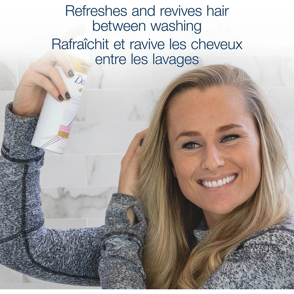 Dove Care Between Washes Dry Shampoo for oily hair Go Active 24 hours of sweat and odour resistance 142 g