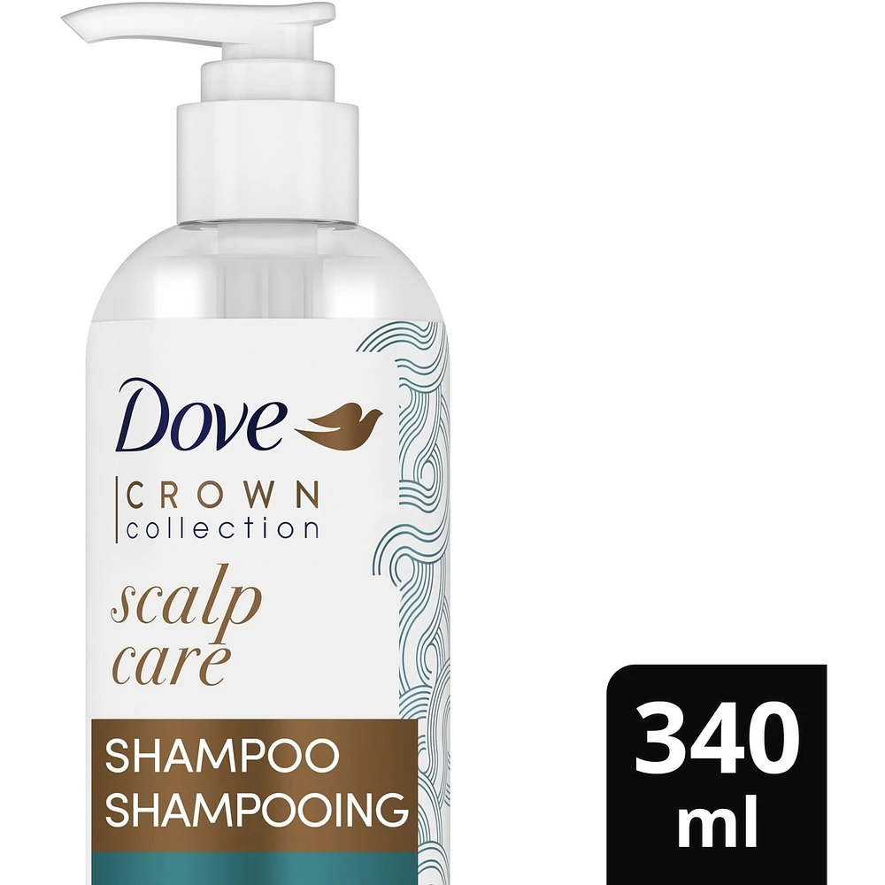 CROWN Collection Scalp Care Sulfate-Free Shampoo for coily and curly hair with plant-based squalane and aloe extract