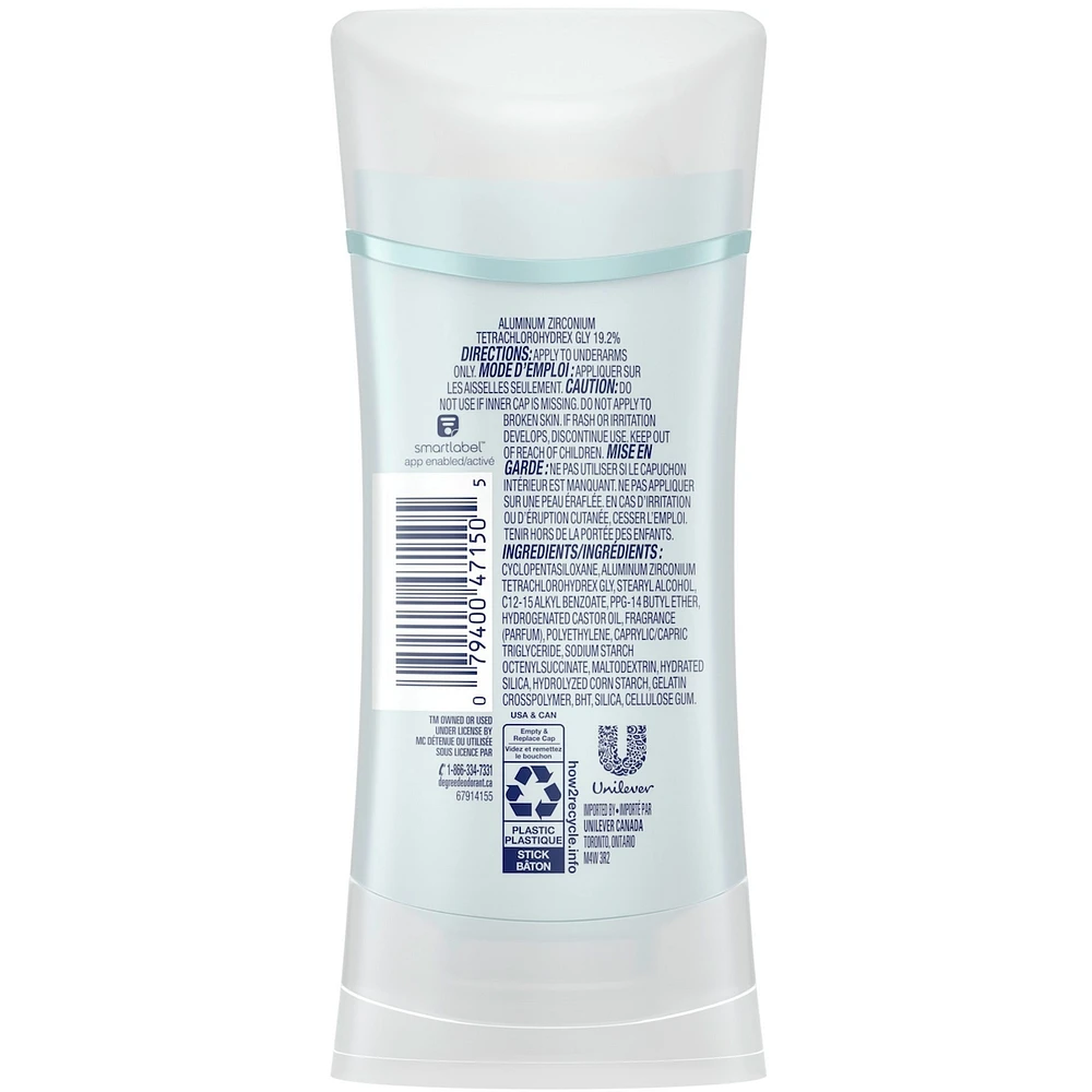 Advanced Antisudorifique en bâton pour 72 h de protection contre les odeurs et la transpiration Workout Series Endure avec technologie MotionSense®