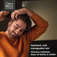Dove Men+Care 2 in 1 Shampoo and Conditioner for daily use Fresh and Clean with caffeine and menthol 89mL