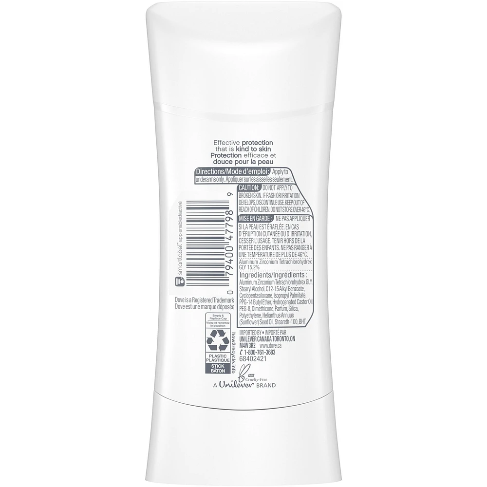 Dove Invisible Solid Vanilla & Cocoa Butter 74 GR