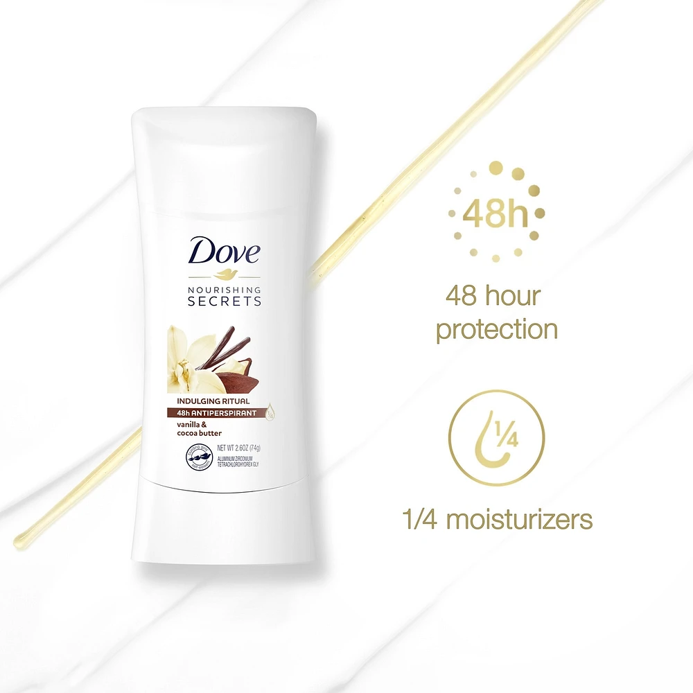 Dove Invisible Solid Vanilla & Cocoa Butter 74 GR