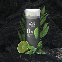 Dove Men+Care  Deodorant Stick for 48h odour protection Lime + Sage with 0% Aluminium 74 g